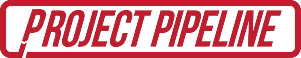 Pipeline text logo